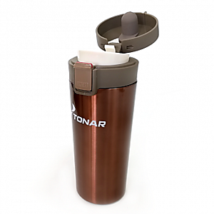 Термокружка Тонар 0,4л кофейный HS.TMК-02 400ML