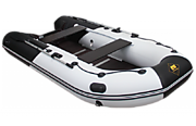 Лодка Ривьера 2900СК цвет черно-белый "Комби"