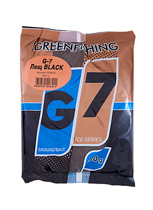 Прикормка GreenFishing G7 Зима 0,5кг Лещ Black (черн)
